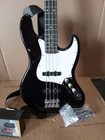 Open Box 4 String Jazz Electric Bass Guitar Gloss Black 1zy2109g0301712676