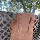 Brown Leather Western Full Chaps W  Waist Belt For Adult Trail Riding never Worn