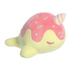 Aurora Tasty Peach Bubble Gum Nomwhal Plush Stuffed Animal Toy 7   14298