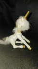 1982 Kurt Adler Painted Wood Unicorn Ornament Gold Horn 4  Christmas Magic 