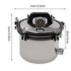 8l Portable Medical Dental Steam Autoclave Sterilizer Sterilization Machine Lab