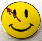 Watchmen Movie - Tv - Comic Book Series Logo - Enamel Pin - Moore And Gibbons