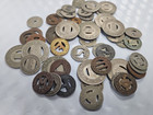 Lot Of 55 Mixed Transit Tokens Nice Variety  Vintage H143