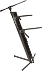 Ultimate Support Rectangular Prism Keyboard Stand With Boom Attachment - Black