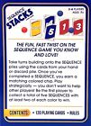 Sequence Stacks Card Game - New Sealed - Goliath 2024