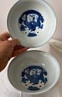 Pair Of Chinese Antique Porcelain Bowl  Ming Wanli   Dia 6 3 8 Inches