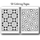 Geometric Patterns Coloring Book   Adult Coloring Book   Abstract Patterns