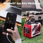 4000w Quiet Generator Inverter Portable For Home Camping Ev-charging W bluetooth