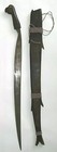Antique Sword Bolo Filipino Moro Lahot Philippines Knife Wood Scabbard Carved