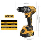 Dewalt Dcd796 Compact Cordless Brushless Impact Drill Led Light Powerful Multi-f