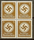 Stamp Selection Germany Official Blocks Wwii Third Reich Fresh From Sheets Mnh