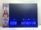 Vintage Coors Light Man Cave Bar Sign Chalk Board Game Day Countdown Clock 23 5 