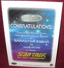 2017 Women Of Star Trek 50th Anniversary Autograph Samantha Eggar Marie Picard