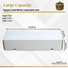 25 Storage Boxes Lot 800 Count Ct Sports Cards Trading White Max Pro Shipping