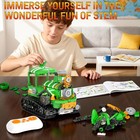 Stem Robot Building Toys For Kids 6-12  5-in-1 App   Remote Control Tractor Frog