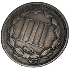 1865 Three Cent Nickel Piece 3c Civil War Date Choice Us Type Coin Thrime