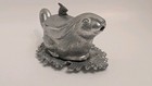 Arthur Court Vintage Silver Aluminum Bunny Rabbit Sauce gravy Boat