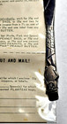 Vintage Planters Mr Peanut Carlton Silver Original Order Form   Un-opened  Knife