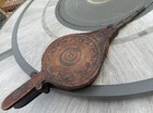 Vintage Wood  Brass  And Leather Fireplace Bellows