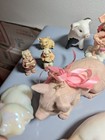 Vintage Pig Figurine Lot United Design The Herd Ceramic Resin Collectibles  20