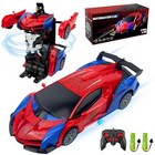Spider Remote Control Car Toy For Boys  2 4ghz Rc Transform Robot  1 18 Scale   