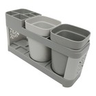 Bathroom Toothbrush Toothpaste Holder Razor Stand Mouthwash Cup Storage Organize