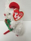 Ty Jingle Beanie Baby Garlands The Mouse Mini 4  Christmas Plush - Mint Tags