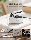 Small Iron For Clothes With Steam travel Iron Portable Non-stick Soleplate Steam