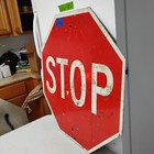 Stop Sign 30  Authentic Retired Street Traffic Road Sign Lot 12-526