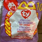 Ty  10 Stretchy The Ostrich Mini Plush   Mcdonalds Happy Meal Toy   Brand New