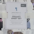 Pottery Barn Kids Salty Cat Organic Cotton Sheet Set Full Nautical Soft Bedding