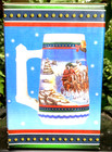 Budweiser 2002 Holiday Stein  guiding The Way Home  In Original Box   Coa