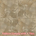 Light Slate Stone Beige Marble Self Stick Vinyl Floor Tiles - 20 Pcs 12  X 12 