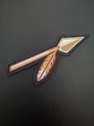      Retro Washington Redskins Throwback Spear Helmet Logo Patch New-old Stock     