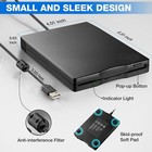 Usb 2 0 3 5 Inch External Floppy Portable Disk Drive 1 44mb Reader Fdd Pc Laptop