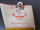 Vintage Union Made Good Luck Brand Leather Gloves 38g Railroad Train