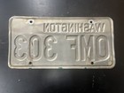 1968 To 1981 Washington State License Plate From King County