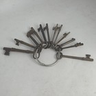 Vintage Lot Of 12 Antique Skeleton Keys 