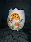 1976 Vintage Sears   Roebuck Merry Mushroom Egg Shape Vase planter Htf