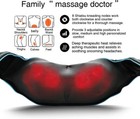 New- Shiatsu Back Shoulder And Neck Massager With Heat  Electric Deep