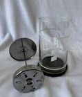 Vintage Marvy Disinfectant   Germicide Barber Shop Glass Jar 6  Tall