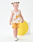 Toddler Baby Girl Summer Clothes Infant Girl Outfits 12-18 Months Sunflower