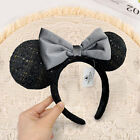 Japan Tokyo Disney resort Ears Headband Minnie Ribbon Black Gift