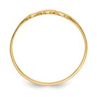 14k Yellow Gold Flower Baby Ring Size 5