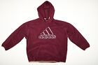 Adidas Q4 Brand Love Pullover Hoodie  Victory Crimson halo Blush  Size S