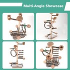 Bird Playground Parrots Play Stand Wood Perches Stand  Bird Gym Playpen Platform