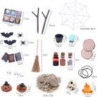 Binaryabc Halloween Dollhouse Miniature Garden Accessories halloween Mini Fai   