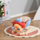 Kid s Rocking Horse Plane Seat Riding Plush Cartoon Chair W  Seat Belt   Songs