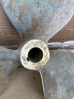Vintage Brass Boat Propeller Decoration  Chewed Up And Crusty Nautical
