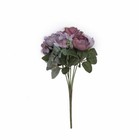 Purple 2 Bouquets 12  Silk Flowers Assorted Artificial Floral Bushes Party